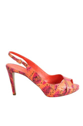 Talons Sergio Rossi Orange en Cuir, taille 40 - Seconde Main