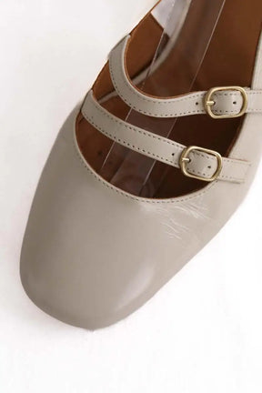 Talons Sézane Blanc en Cuir