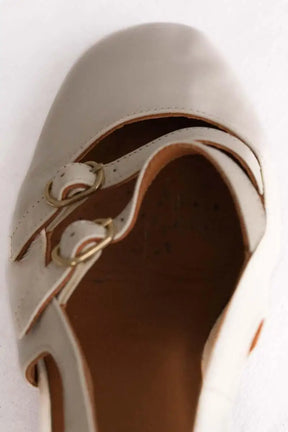 Talons Sézane Blanc en Cuir
