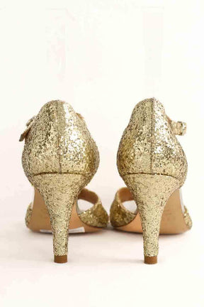 Talons Sézane Doré en Paillettes