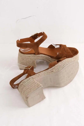 Talons Sézane Marron en Daim