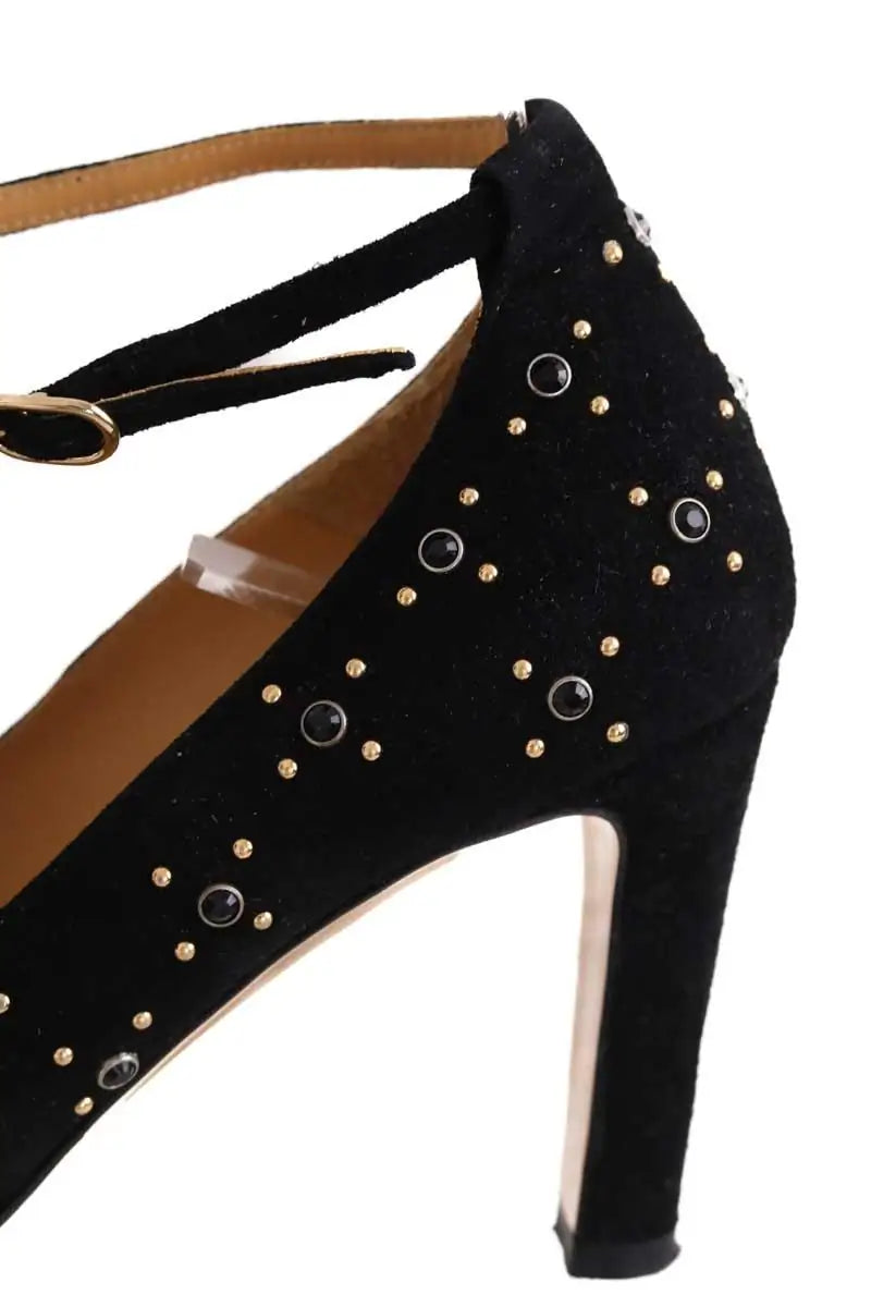 Talons Sézane Noir en Cuir