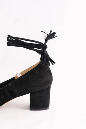 Talons Sézane Noir en Daim