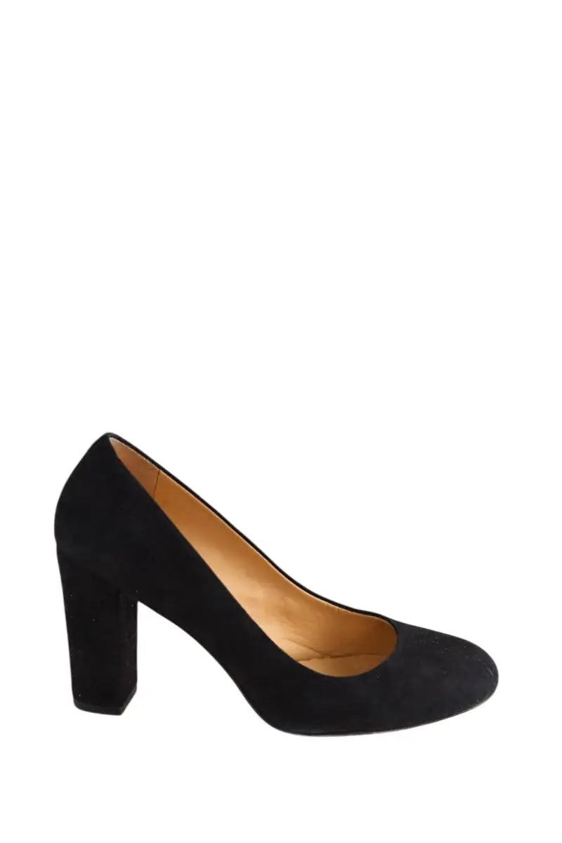 Talons Sézane Noir en Daim, taille 38 - Seconde Main