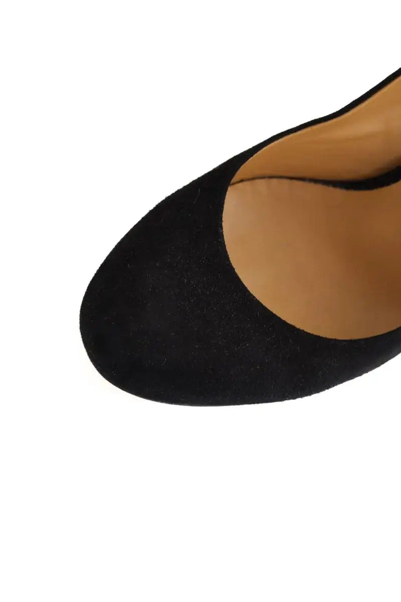 Talons Sézane Noir en Daim