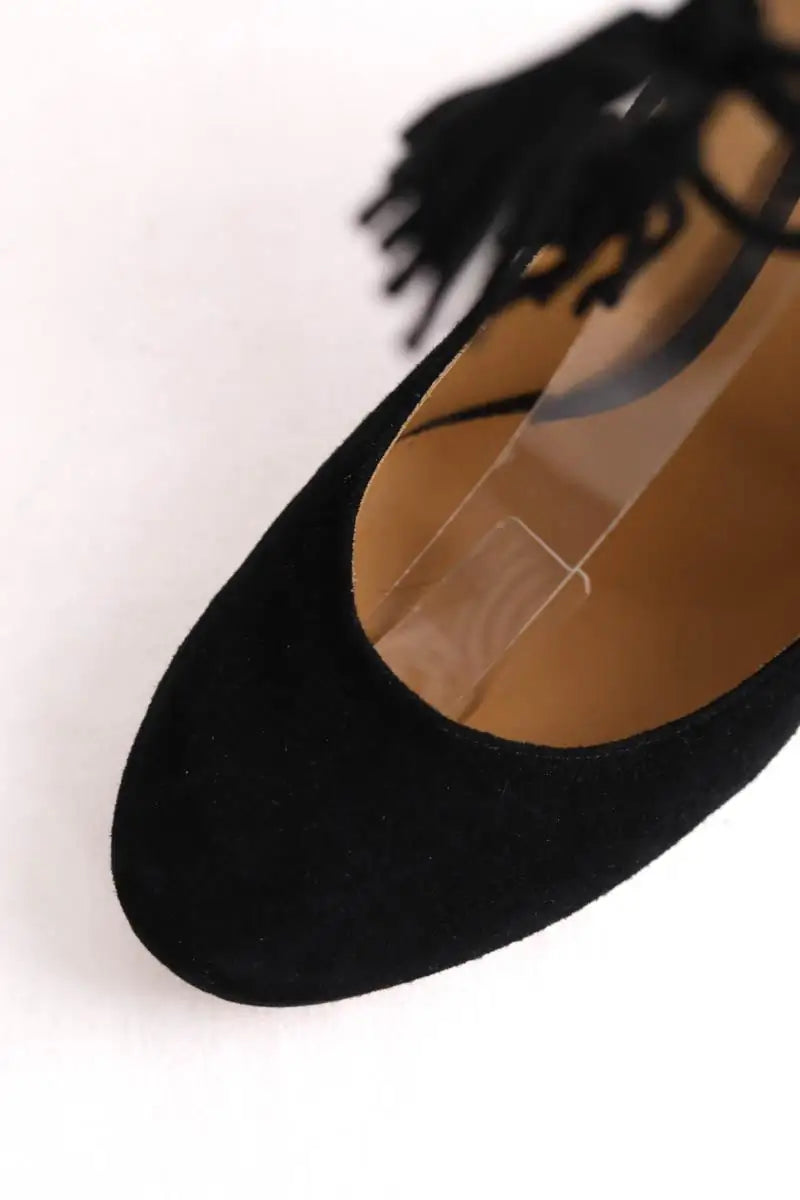 Talons Sézane Noir en Daim