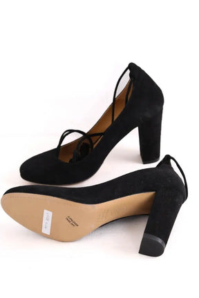 Talons Sézane Noir en Daim