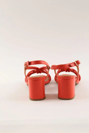 Talons Sézane Orange en Cuir