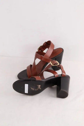 Talons Soeur Marron en Cuir