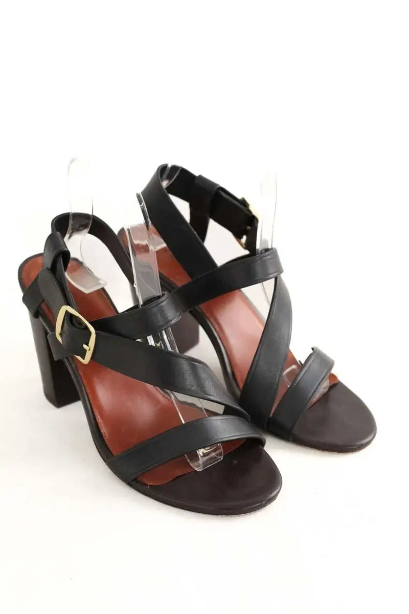 Talons Soeur Noir en Cuir