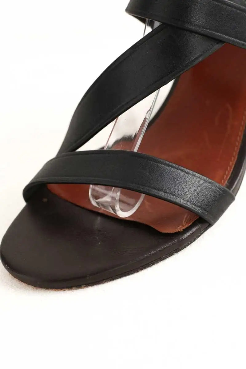 Talons Soeur Noir en Cuir