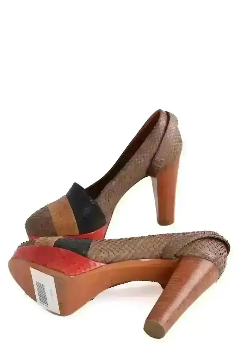 Talons Sonia Rykiel Marron en Cuir