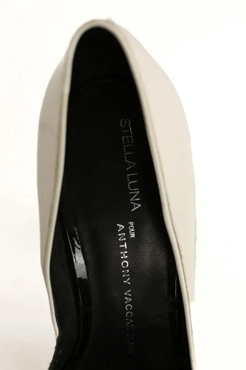 Talons Stella Luna Blanc en Cuir