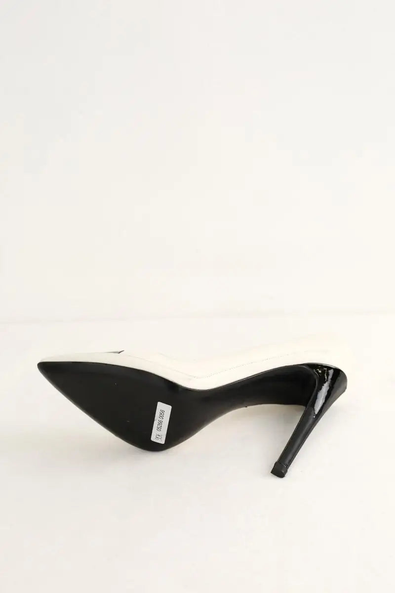 Talons Stella Luna Blanc en Cuir