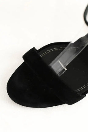 Talons Stella Luna Noir en Daim