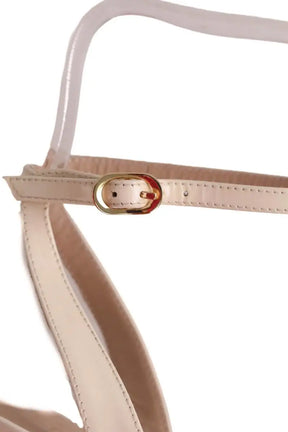 Talons Stuart Weitzman Ecru en Cuir