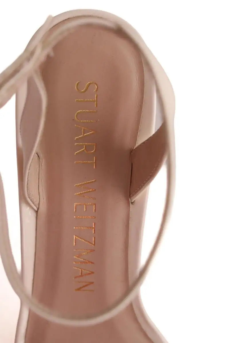 Talons Stuart Weitzman Ecru en Cuir