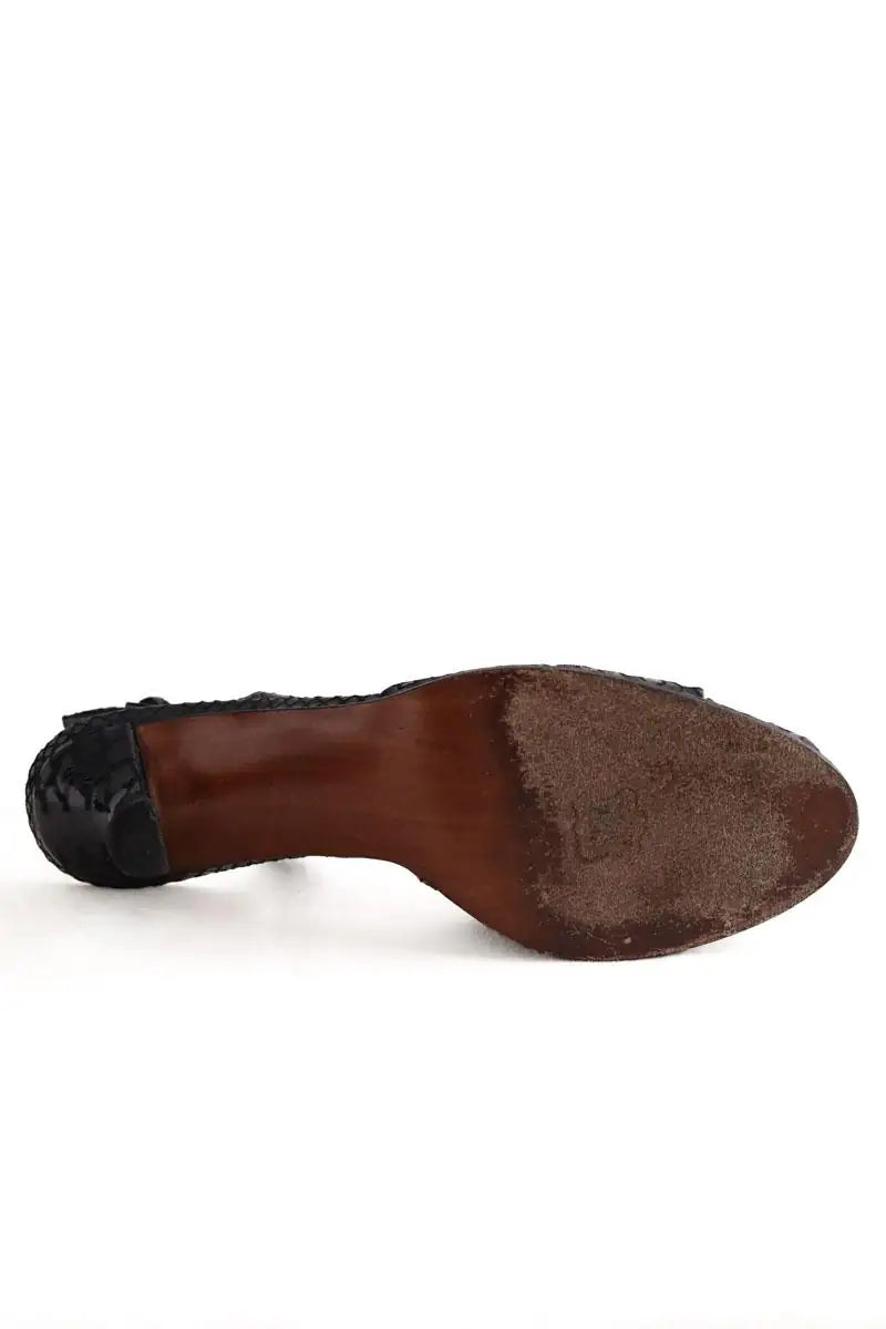 Talons Stuart Weitzman Noir en Cuir