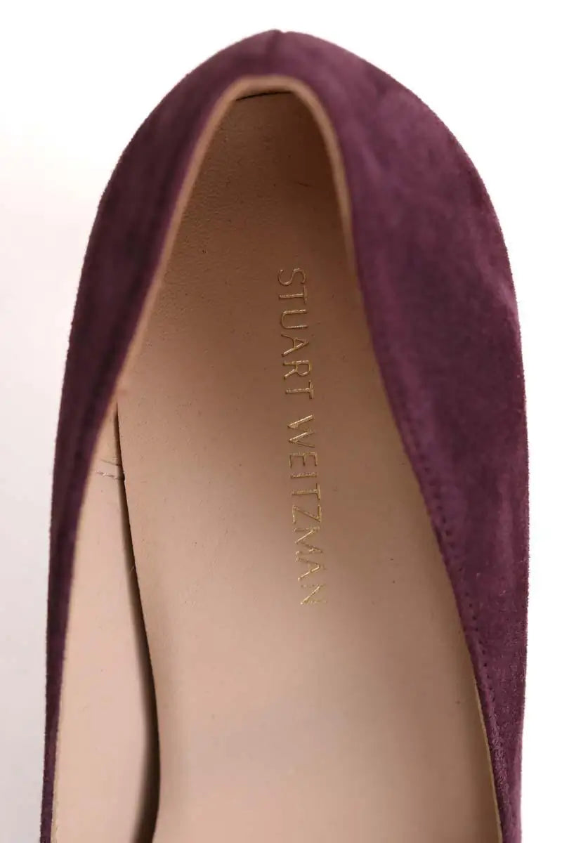 Talons Stuart Weitzman Violet en Daim