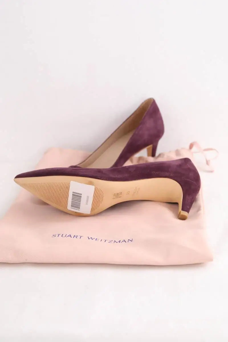 Talons Stuart Weitzman Violet en Daim
