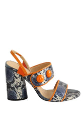 Talons Tara Jarmon Bleu en Cuir, taille 39 - Seconde Main