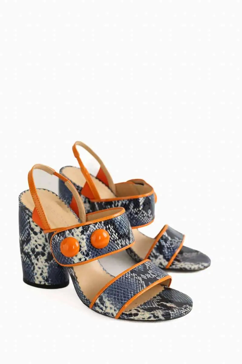 Talons Tara Jarmon Bleu en Cuir