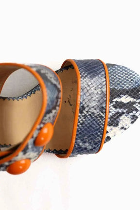Talons Tara Jarmon Bleu en Cuir