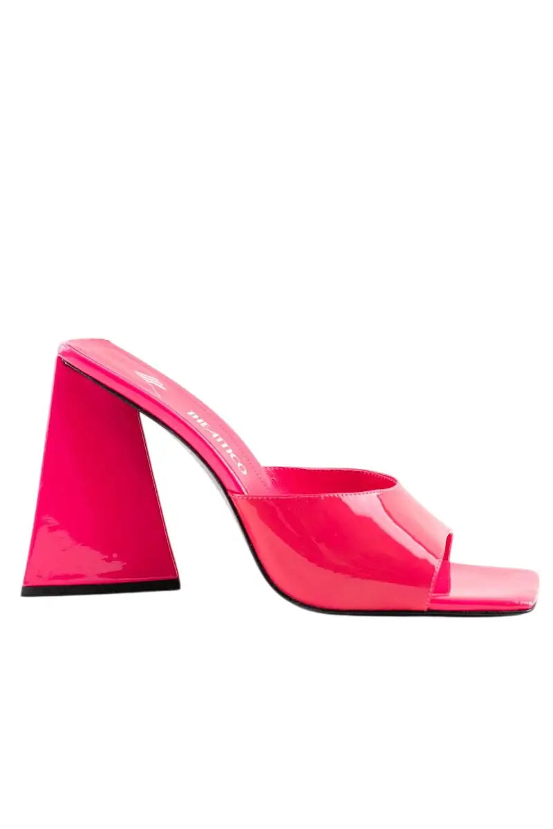 Talons The Attico Rose en Cuir, taille 39 - Seconde Main