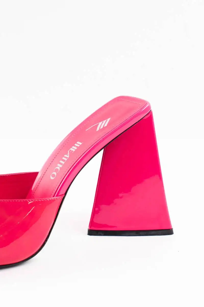 Talons The Attico Rose en Cuir