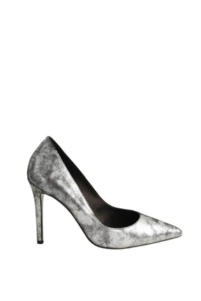 Talons The Kooples Argent en Cuir, taille 38 - Seconde Main