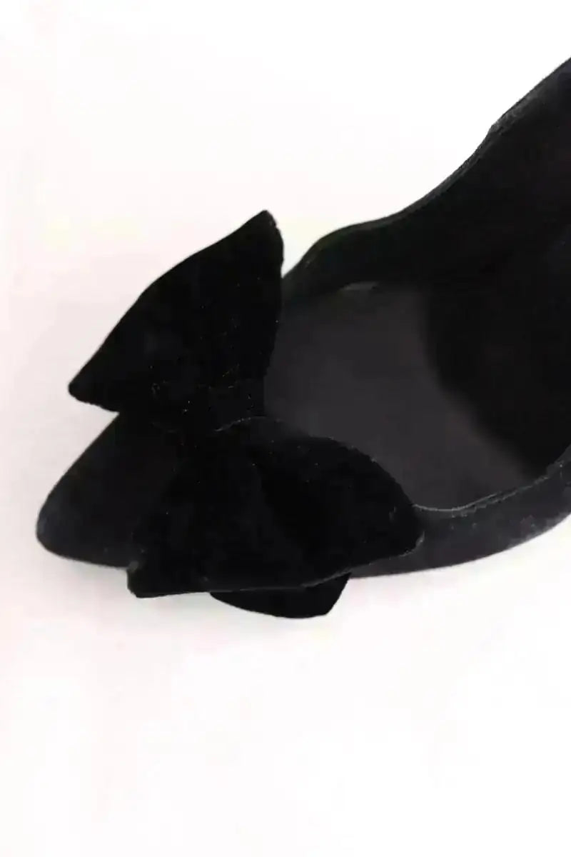 Talons The Kooples Noir en Daim