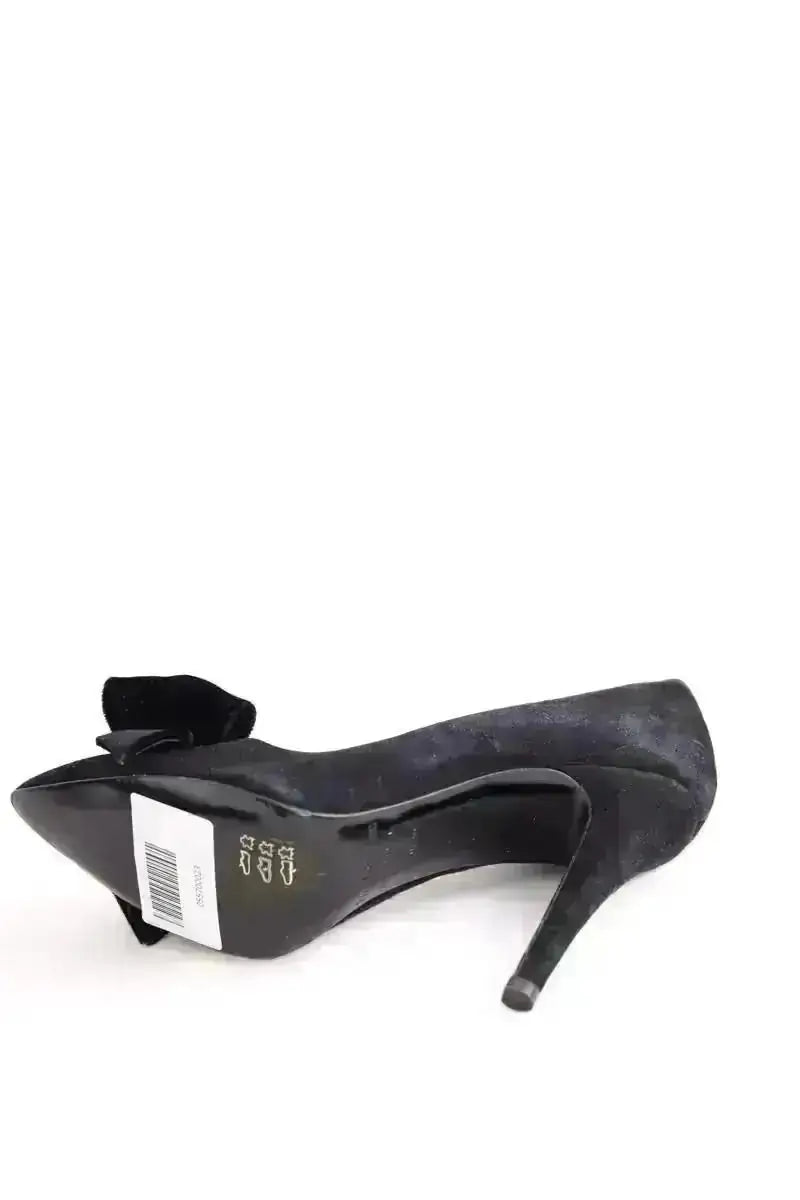 Talons The Kooples Noir en Daim