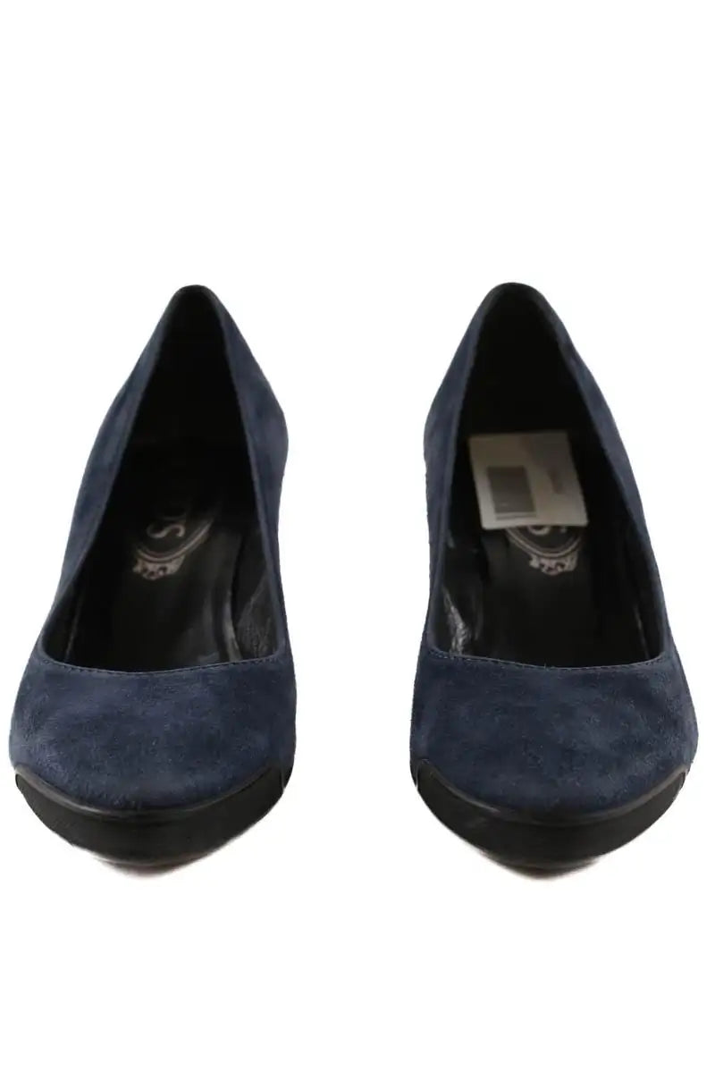 Talons Tod's Bleu en Daim