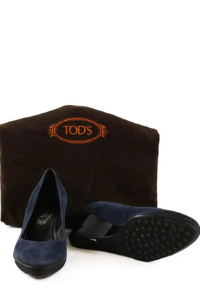Talons Tod's Bleu en Daim