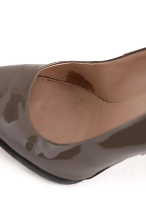 Talons Tod's Gris en Cuir verni