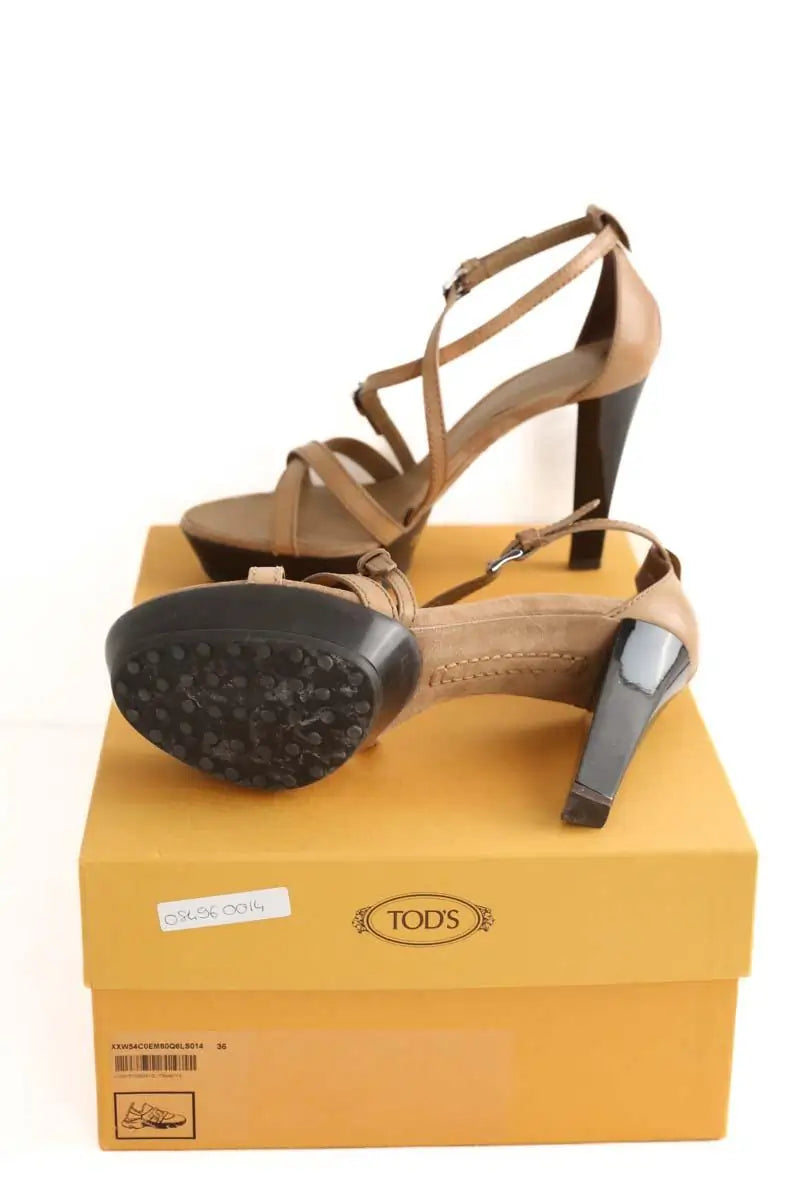 Talons Tod's Marron en Cuir