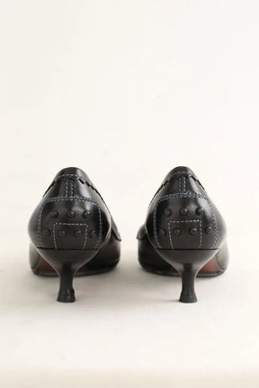 Talons Tod's Noir en Cuir