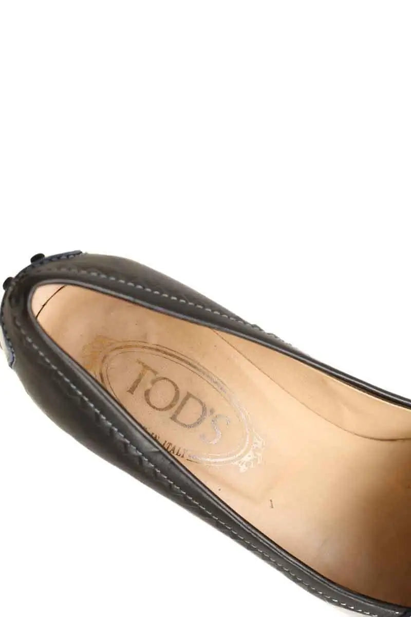 Talons Tod's Noir en Cuir