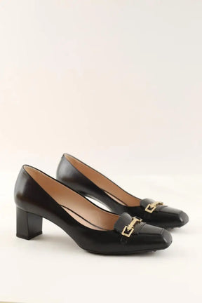 Talons Tod's Noir en Cuir