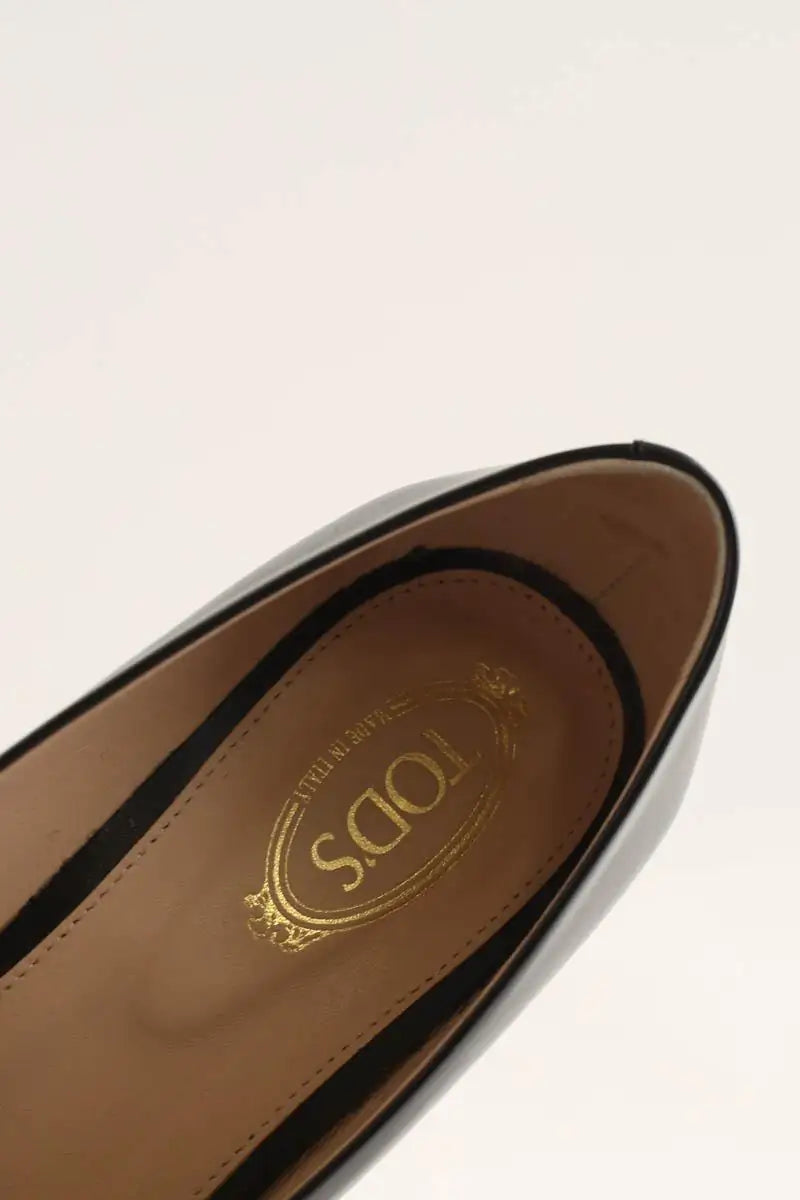 Talons Tod's Noir en Cuir