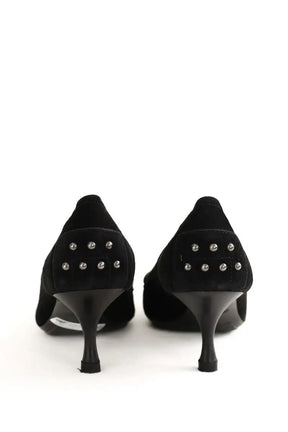 Talons Tod's Noir en Daim