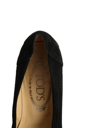 Talons Tod's Noir en Daim