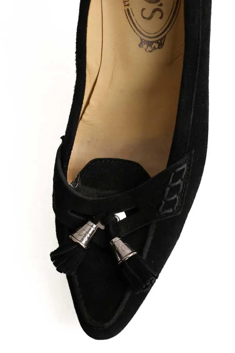 Talons Tod's Noir en Daim