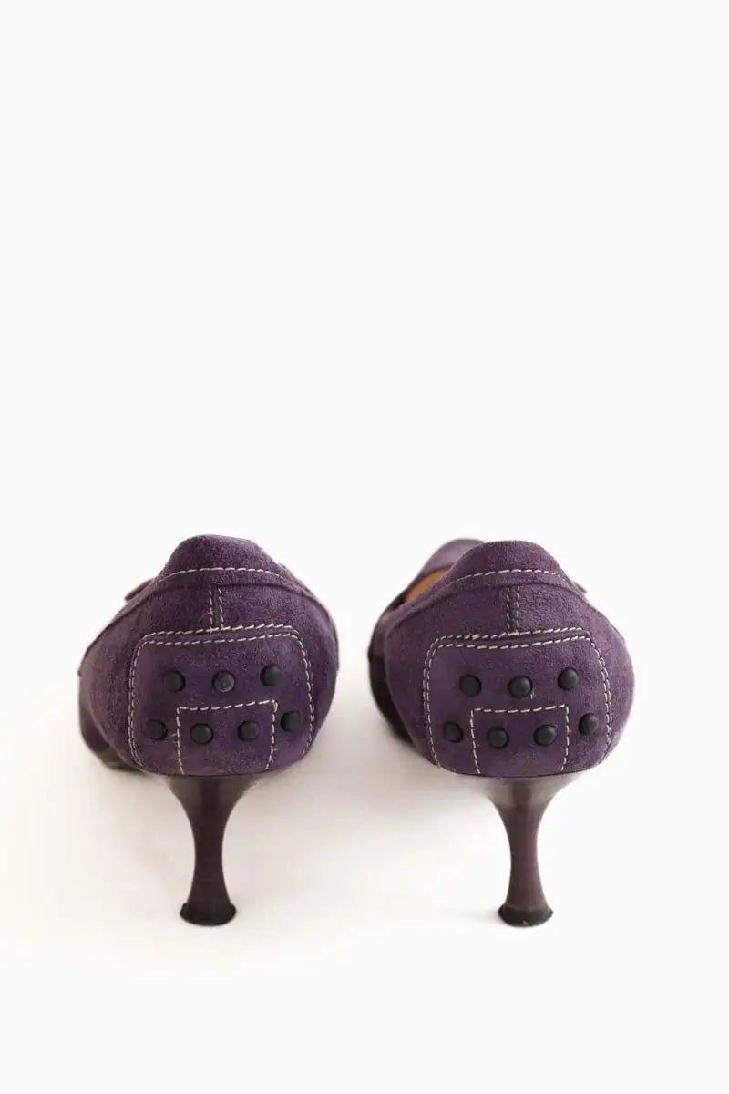 Talons Tod's Violet en Daim