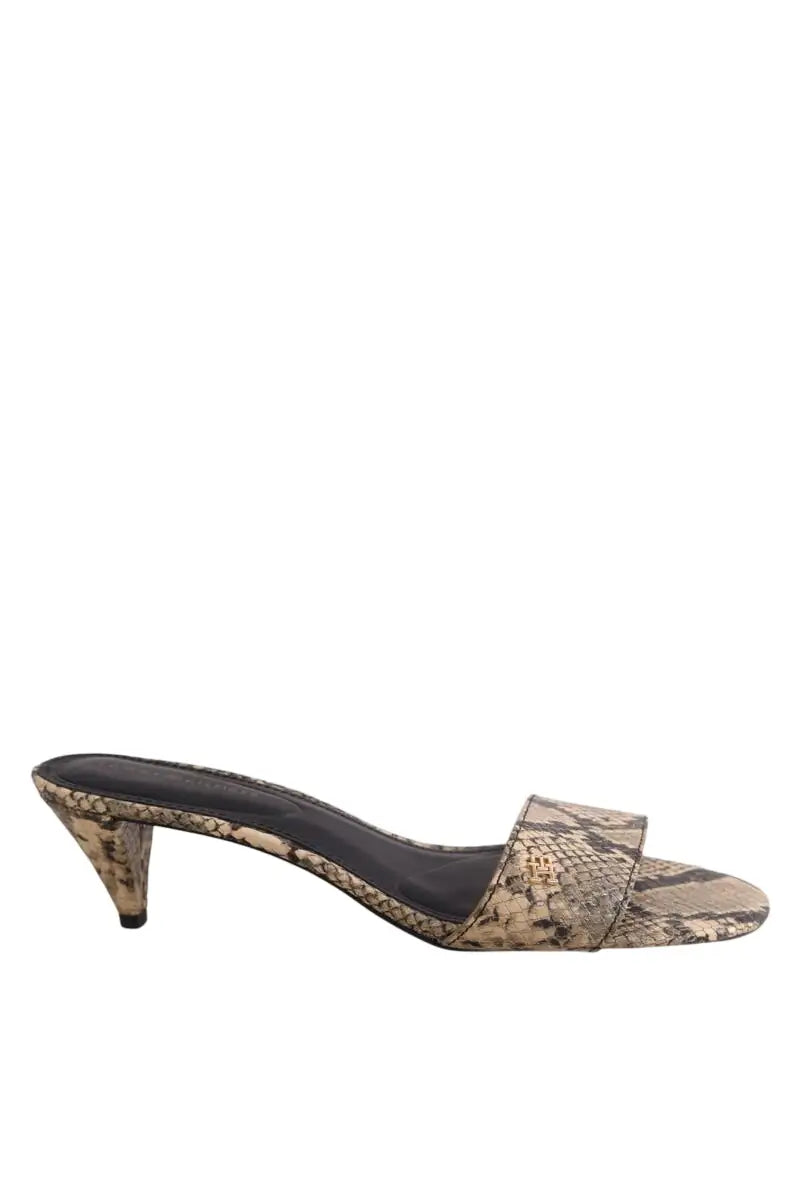 Talons Tommy Hilfiger Marron en Cuir, taille 37 - Seconde Main