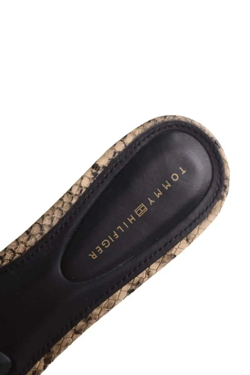 Talons Tommy Hilfiger Marron en Cuir