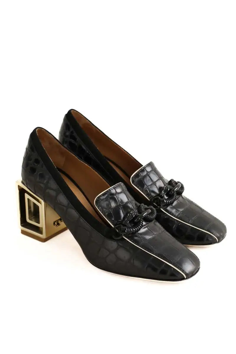 Talons Tory Burch Noir en Cuir