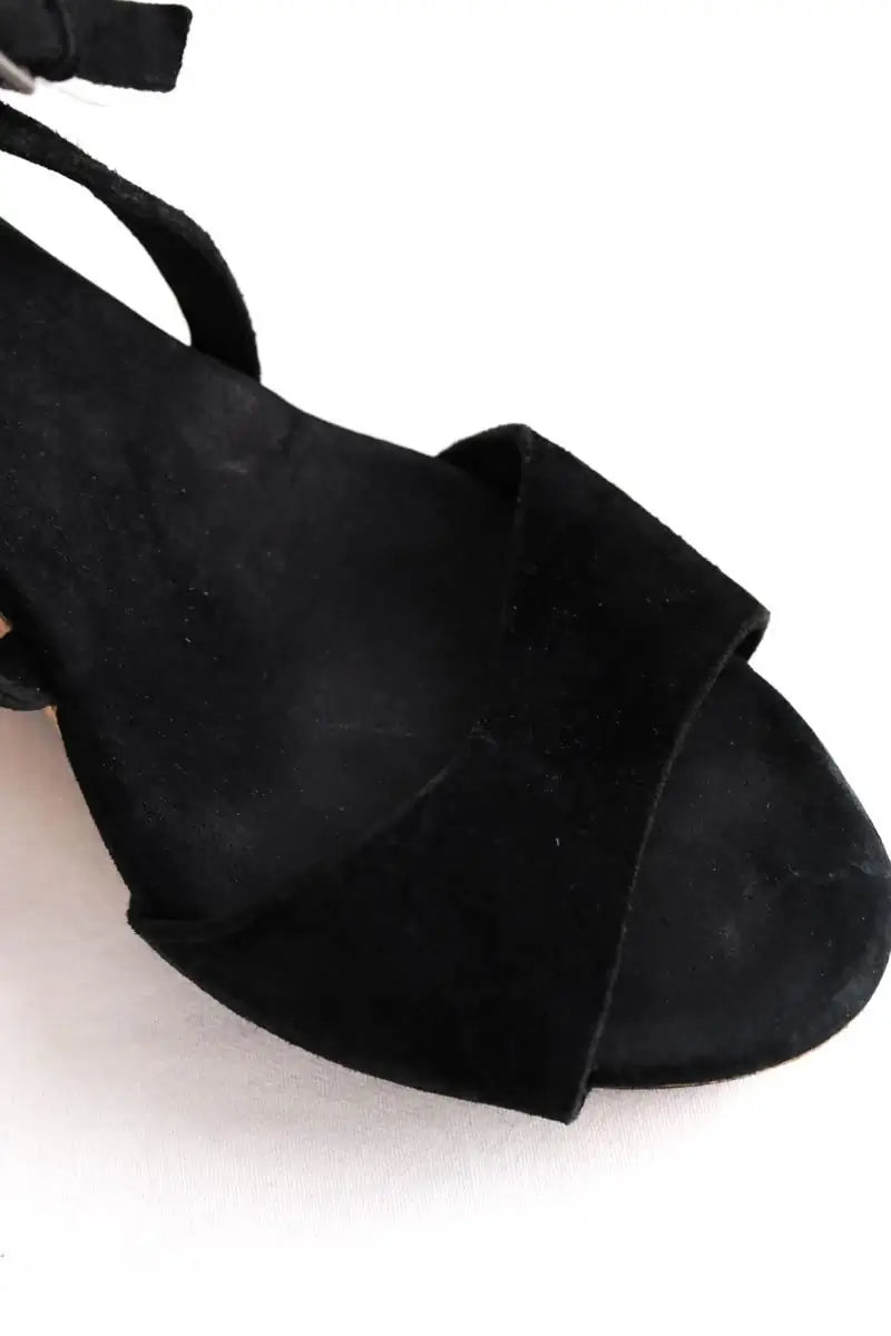 Talons Ugg Noir en Daim