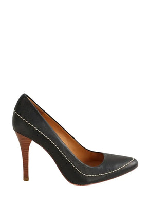 Talons Vanessa Bruno Noir en Cuir, taille 36 - Seconde Main