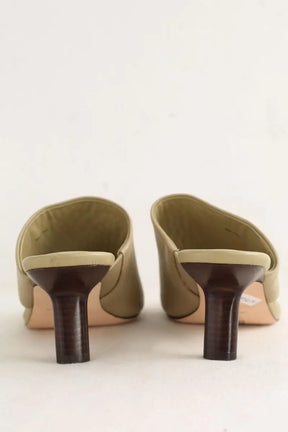 Talons Vince Beige en Cuir